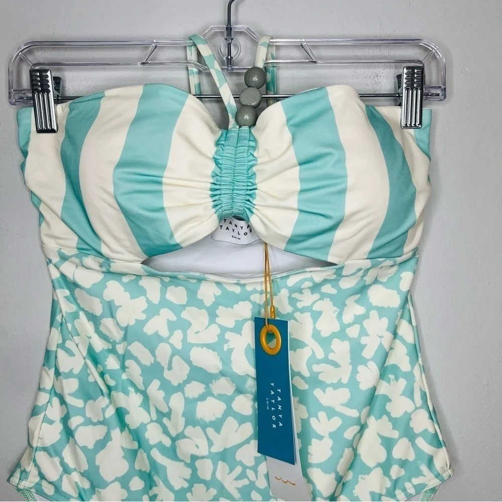 NWT Tanya Taylor Womens  Emmy One-Piece, Blue size large
